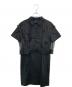 KOLOR（カラー）の古着「SHORT SLEEVE DRESS SHIRT ONE OIECE」｜ブラック
