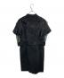 KOLOR (カラー) SHORT SLEEVE DRESS SHIRT ONE OIECE ブラック サイズ:1：7000円