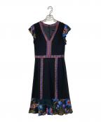ETROエトロ）の古着「ノースリーブワンピース」｜ブラック