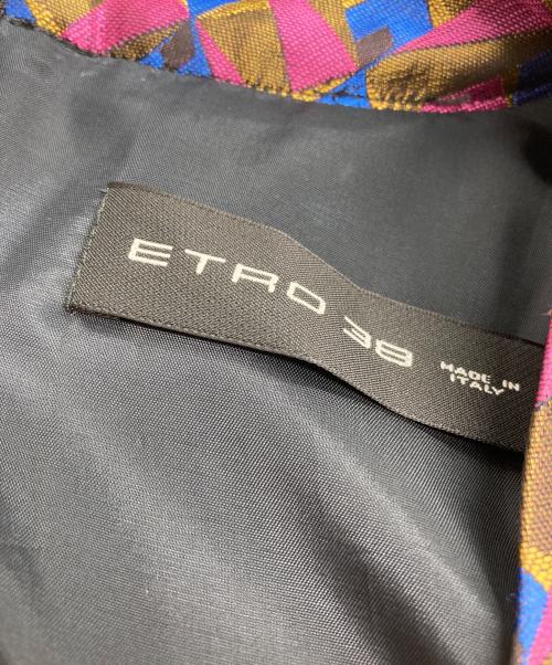 ETRO（エトロ）ETRO (エトロ) ノースリーブワンピース ブラック サイズ:SIZE 38の古着・服飾アイテム