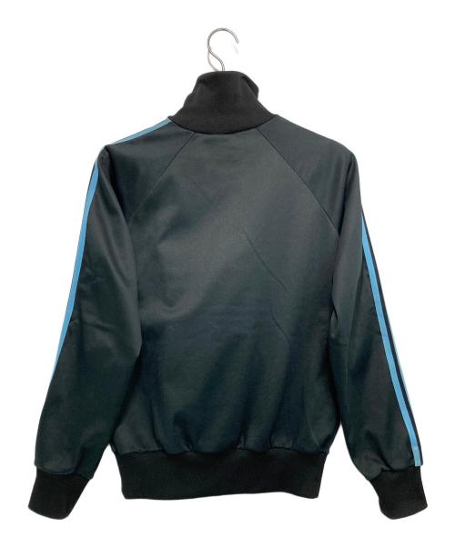 adidas（アディダス）adidas (アディダス) トラックジャケット ブラック×ブルー サイズ:Mの古着・服飾アイテム
