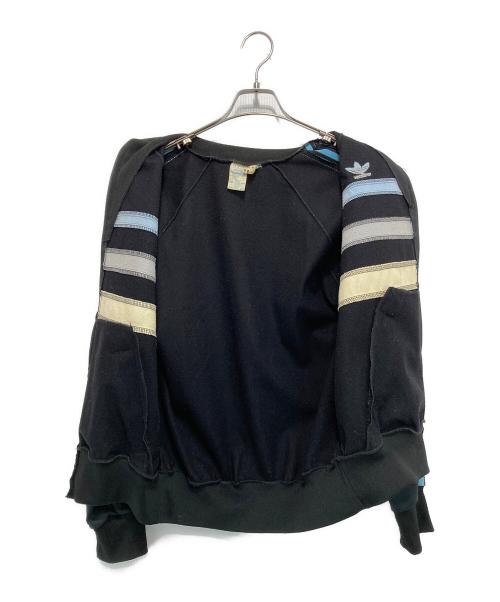 adidas（アディダス）adidas (アディダス) 70-80s VENTEX製 トラックジャケット ブラック×ブルー サイズ:Mの古着・服飾アイテム