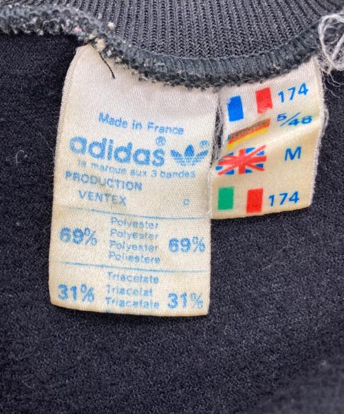 adidas（アディダス）adidas (アディダス) 70-80s VENTEX製 トラックジャケット ブラック×ブルー サイズ:Mの古着・服飾アイテム