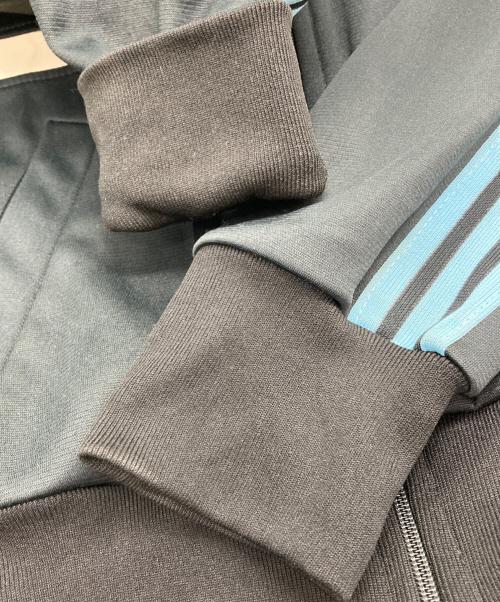 adidas（アディダス）adidas (アディダス) 70-80s VENTEX製 トラックジャケット ブラック×ブルー サイズ:Mの古着・服飾アイテム