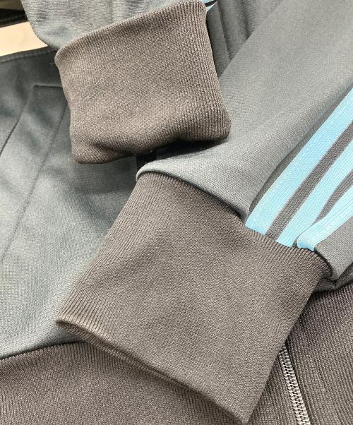 adidas（アディダス）adidas (アディダス) トラックジャケット ブラック×ブルー サイズ:Mの古着・服飾アイテム