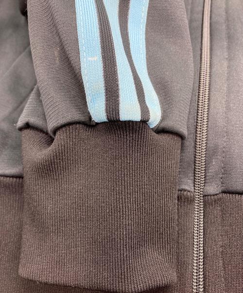 adidas（アディダス）adidas (アディダス) トラックジャケット ブラック×ブルー サイズ:Mの古着・服飾アイテム