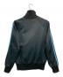 adidas (アディダス) トラックジャケット ブラック×ブルー サイズ:M：13000円