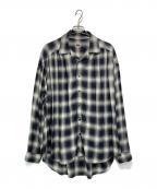 AiEエーアイイー）の古着「Painter Shirt - Ombre Rayon Twill - Plaid ペインターシャツ」｜ブラック×グレー