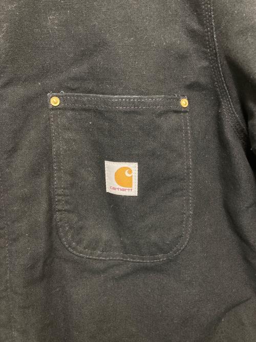 CarHartt（カーハート）CarHartt (カーハート) DUCK CHORE COAT ブラック サイズ:Lの古着・服飾アイテム