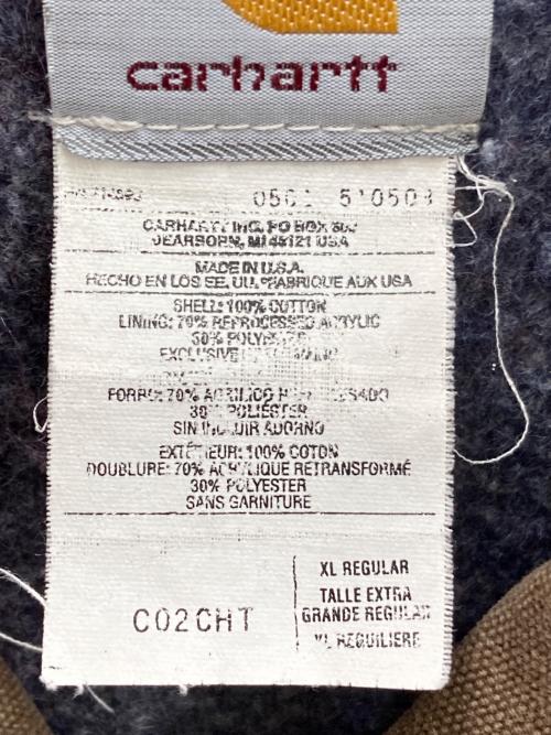 CarHartt（カーハート）CarHartt (カーハート) 00's ミシガンチョアコート ブラウン サイズ:XLの古着・服飾アイテム
