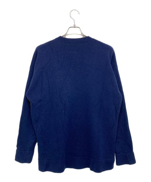 LOEWE（ロエベ）LOEWE (ロエベ) Anagram Embroidered Sweater ネイビー サイズ:Sの古着・服飾アイテム