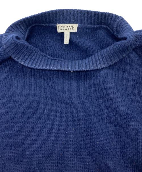 LOEWE（ロエベ）LOEWE (ロエベ) Anagram Embroidered Sweater ネイビー サイズ:Sの古着・服飾アイテム