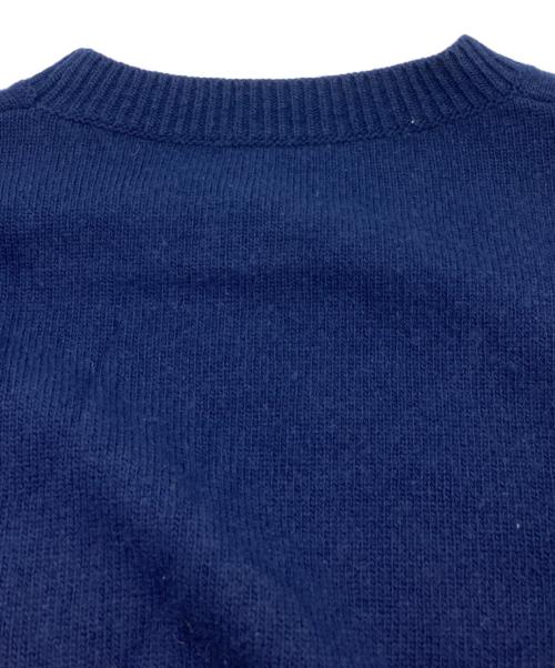 LOEWE（ロエベ）LOEWE (ロエベ) Anagram Embroidered Sweater ネイビー サイズ:Sの古着・服飾アイテム