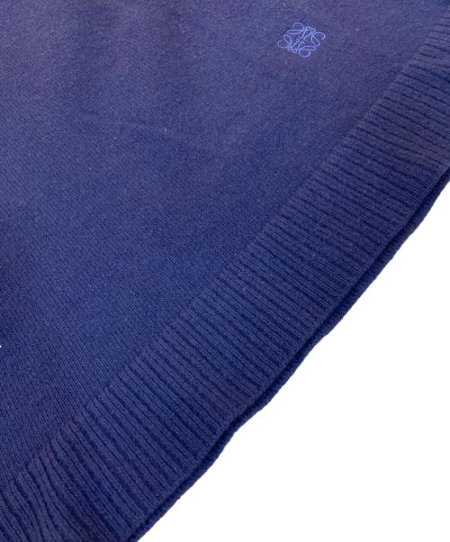 LOEWE（ロエベ）LOEWE (ロエベ) Anagram Embroidered Sweater ネイビー サイズ:Sの古着・服飾アイテム