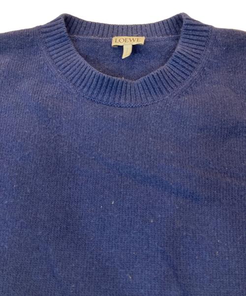 LOEWE（ロエベ）LOEWE (ロエベ) Anagram Embroidered Sweater ネイビー サイズ:Sの古着・服飾アイテム