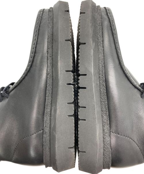 CLARKS（クラークス）CLARKS (クラークス) sacai (サカイ) Wallabee Sacai ブラック サイズ:UK 6 1/2 US 7 1/2 EU 40の古着・服飾アイテム