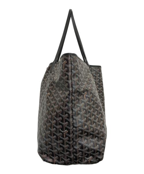 GOYARD（ゴヤール）GOYARD (ゴヤール) サンルイGM 総柄トートバッグ ブラック×ブラウンの古着・服飾アイテム