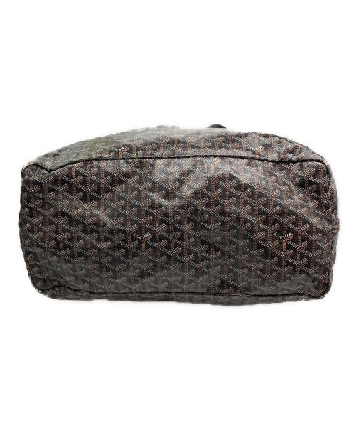 GOYARD（ゴヤール）GOYARD (ゴヤール) サンルイGM 総柄トートバッグ ブラック×ブラウンの古着・服飾アイテム