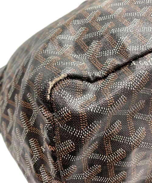 GOYARD（ゴヤール）GOYARD (ゴヤール) サンルイGM 総柄トートバッグ ブラック×ブラウンの古着・服飾アイテム