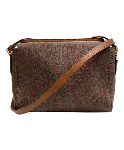 ETRO（エトロ）ETRO (エトロ) ペイズリー柄ショルダーバック ブラウンの古着・服飾アイテム