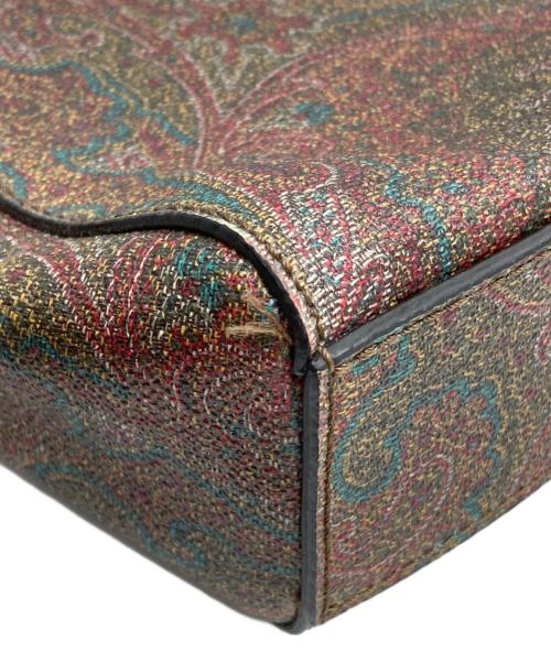 ETRO（エトロ）ETRO (エトロ) ペイズリー柄ショルダーバック ブラウンの古着・服飾アイテム