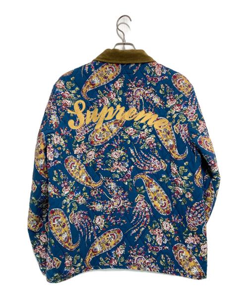 SUPREME（シュプリーム）SUPREME (シュプリーム) Quilted Paisley Jacket キルティングペイズリージャケット ネイビー サイズ:Mの古着・服飾アイテム