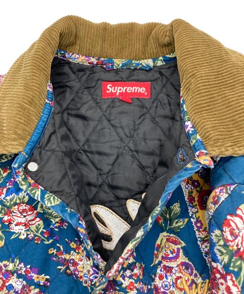 SUPREME（シュプリーム）SUPREME (シュプリーム) Quilted Paisley Jacket キルティングペイズリージャケット ネイビー サイズ:Mの古着・服飾アイテム