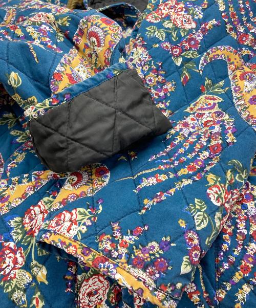 SUPREME（シュプリーム）SUPREME (シュプリーム) Quilted Paisley Jacket キルティングペイズリージャケット ネイビー サイズ:Mの古着・服飾アイテム