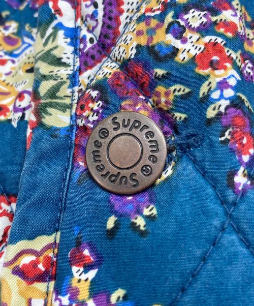 SUPREME（シュプリーム）SUPREME (シュプリーム) Quilted Paisley Jacket キルティングペイズリージャケット ネイビー サイズ:Mの古着・服飾アイテム