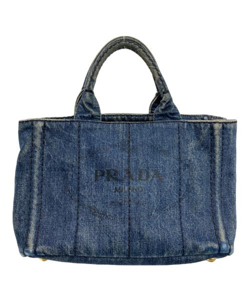 PRADA（プラダ）PRADA (プラダ) カナパ 2WAYバッグ インディゴの古着・服飾アイテム