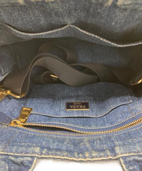 PRADA（プラダ）PRADA (プラダ) カナパ 2WAYバッグ インディゴの古着・服飾アイテム