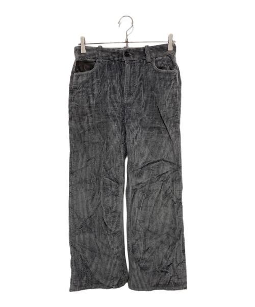 BOTTEGA VENETA（ボッテガベネタ）BOTTEGA VENETA (ボッテガベネタ) Corduroy trousers グレー サイズ:SIZE 40の古着・服飾アイテム