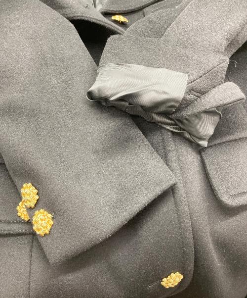 GUCCI（グッチ）GUCCI (グッチ) GG刺繍 ウールコート ブラック サイズ:42の古着・服飾アイテム