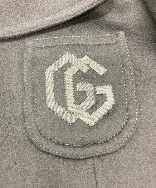 GUCCI（グッチ）GUCCI (グッチ) GG刺繍 ウールコート ブラック サイズ:42の古着・服飾アイテム