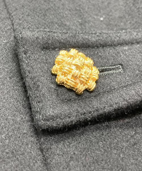 GUCCI（グッチ）GUCCI (グッチ) GG刺繍 ウールコート ブラック サイズ:42の古着・服飾アイテム