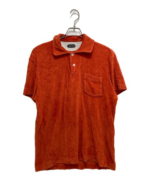 TOM FORD（トムフォード）TOM FORD (トムフォード) ポロシャツ オレンジ サイズ:50の古着・服飾アイテム