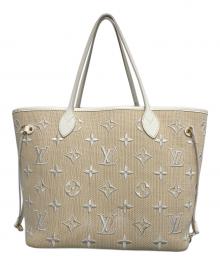LOUIS VUITTON（ルイ ヴィトン）の古着「ネヴァーフルMM バイ ザ プール トートバッグ」｜ベージュ×アイボリー