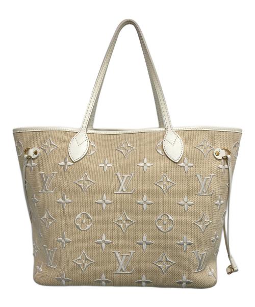 LOUIS VUITTON（ルイ ヴィトン）LOUIS VUITTON (ルイ ヴィトン) ネヴァーフルMM バイ ザ プール トートバッグ ベージュ×アイボリーの古着・服飾アイテム