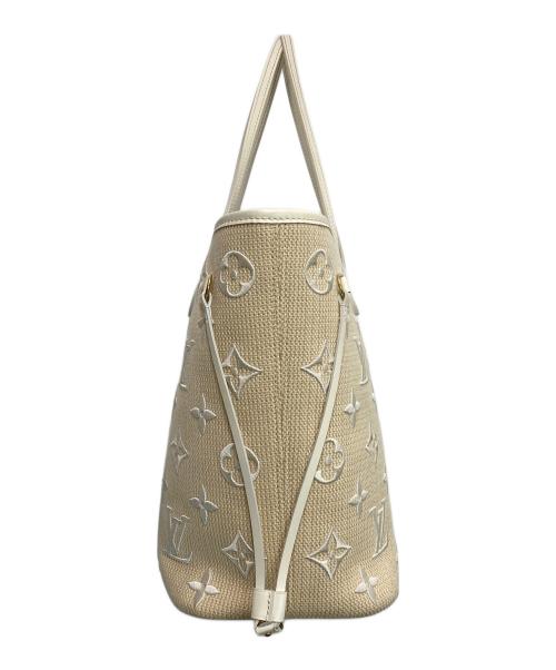 LOUIS VUITTON（ルイ ヴィトン）LOUIS VUITTON (ルイ ヴィトン) ネヴァーフルMM バイ ザ プール トートバッグ ベージュ×アイボリーの古着・服飾アイテム