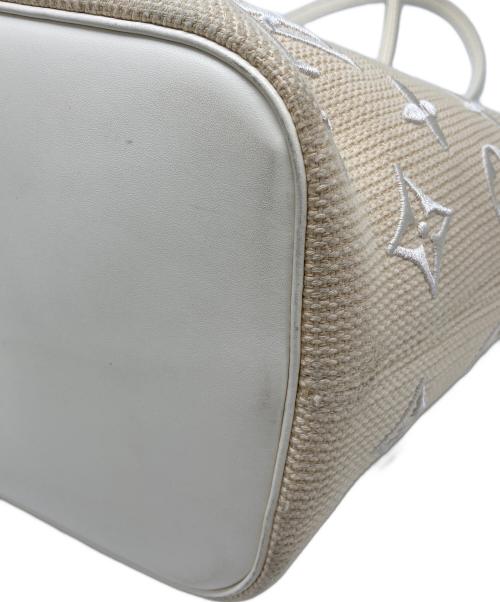 LOUIS VUITTON（ルイ ヴィトン）LOUIS VUITTON (ルイ ヴィトン) ネヴァーフルMM バイ ザ プール トートバッグ ベージュ×アイボリーの古着・服飾アイテム