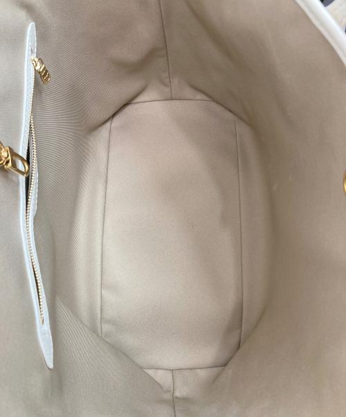 LOUIS VUITTON（ルイ ヴィトン）LOUIS VUITTON (ルイ ヴィトン) ネヴァーフルMM バイ ザ プール トートバッグ ベージュ×アイボリーの古着・服飾アイテム