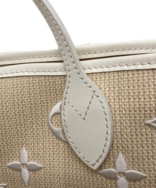 LOUIS VUITTON（ルイ ヴィトン）LOUIS VUITTON (ルイ ヴィトン) ネヴァーフルMM バイ ザ プール トートバッグ ベージュ×アイボリーの古着・服飾アイテム
