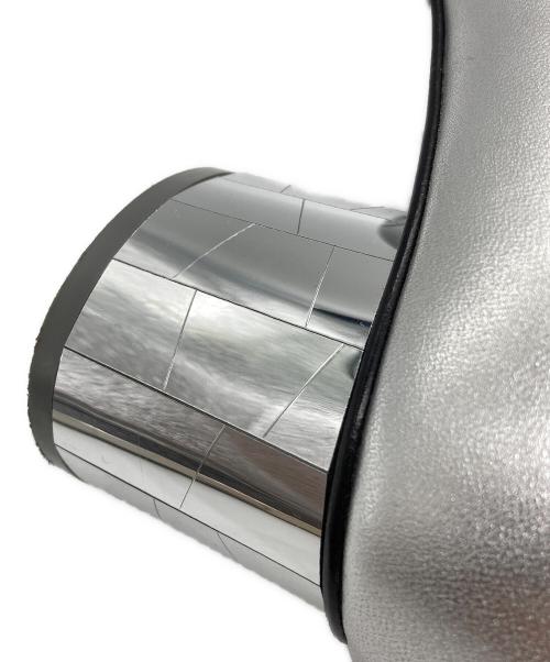 Salvatore Ferragamo（サルヴァトーレ フェラガモ）Salvatore Ferragamo (サルヴァトーレ フェラガモ) ヒールブーツ シルバー サイズ:7の古着・服飾アイテム