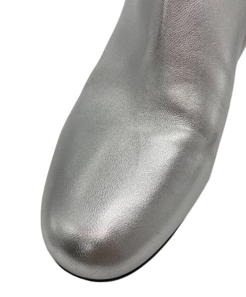 Salvatore Ferragamo（サルヴァトーレ フェラガモ）Salvatore Ferragamo (サルヴァトーレ フェラガモ) ヒールブーツ シルバー サイズ:7の古着・服飾アイテム