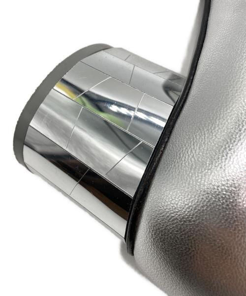 Salvatore Ferragamo（サルヴァトーレ フェラガモ）Salvatore Ferragamo (サルヴァトーレ フェラガモ) ヒールブーツ シルバー サイズ:7の古着・服飾アイテム