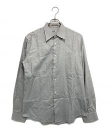 HERMES（エルメス）の古着「セリエボタン 総柄シャツ」｜グレー