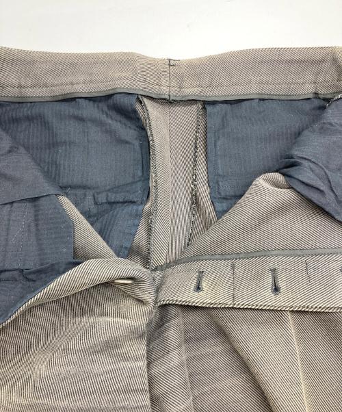 HERMES（エルメス）HERMES (エルメス) センタープレスタックパンツ ブラウン サイズ:42の古着・服飾アイテム