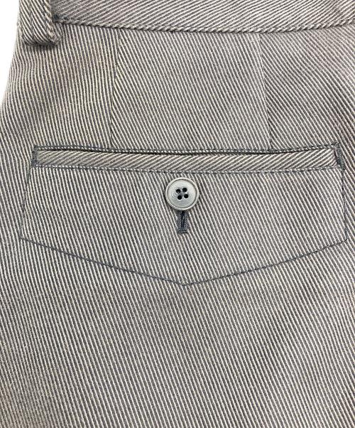 HERMES（エルメス）HERMES (エルメス) センタープレスタックパンツ ブラウン サイズ:42の古着・服飾アイテム