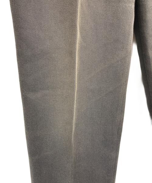 HERMES（エルメス）HERMES (エルメス) センタープレスタックパンツ ブラウン サイズ:42の古着・服飾アイテム