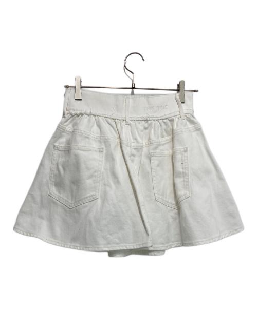 THETOE（ザ トゥー）THETOE (ザ トゥー) Olympia Denim Skirt オリンピアデニムスカート ホワイト サイズ:Sの古着・服飾アイテム